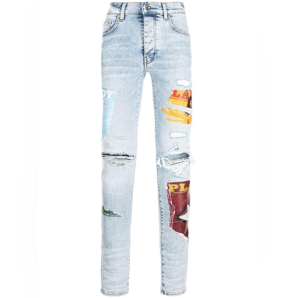 Amiri playboy magazine jeans